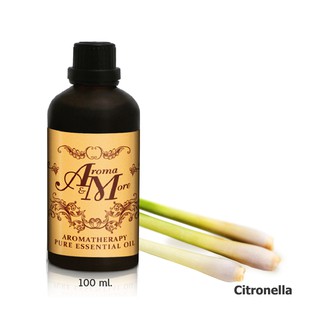 Aroma&amp;More Citronella “Java” Essential Oil 100% น้ำมันหอมระเหยตะไคร้หอม / Indonesia 100ML