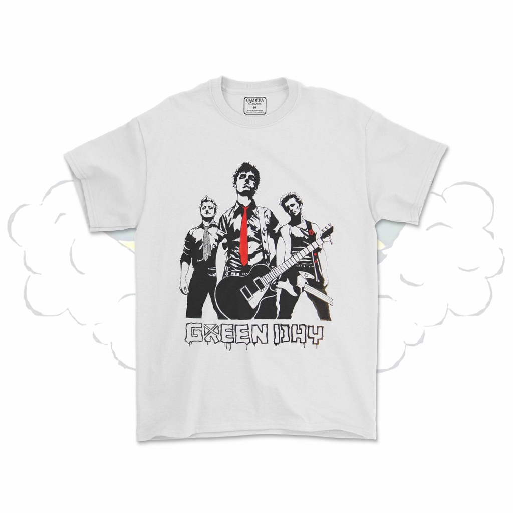 คอลูกเรือเสื้อยืดคอกลมเสื้อยืด-พิมพ์ลาย-green-day-green-day-band-v6ผ้าฝ้ายแท้-s-5xl