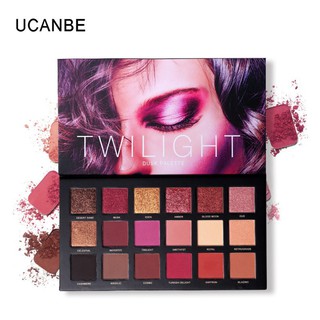 Ucanbe พาเลทอายแชโดว์ ชิมเมอร์ เนื้อแมตต์ 18 สี