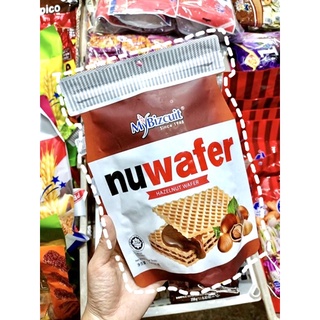 นูเวเฟอร์ nuwafer ขนมเวเฟอร์สอดไส้ช็อคโกแล็ตเฮเซลนัท 🍫