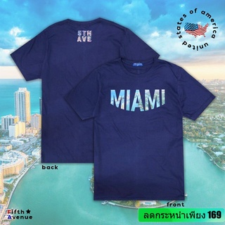 5thave เสื้อยืดแขนสั้น รุ่น City in America (Miami)