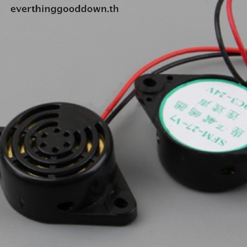 Ever Piezo บัซเซอร์อิเล็กทรอนิกส์ เสียงบี๊บเตือน 3v 24v บัซเซอร์
