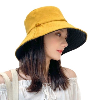 ภาพหน้าปกสินค้าหมวก Bucket หมวก​บั​กเก็ต​ 2​ ด้าน หมวกกันแดด ทรงสวยผ้าหนา มีเชือกรัดใต้คาง #H3 ซึ่งคุณอาจชอบราคาและรีวิวของสินค้านี้