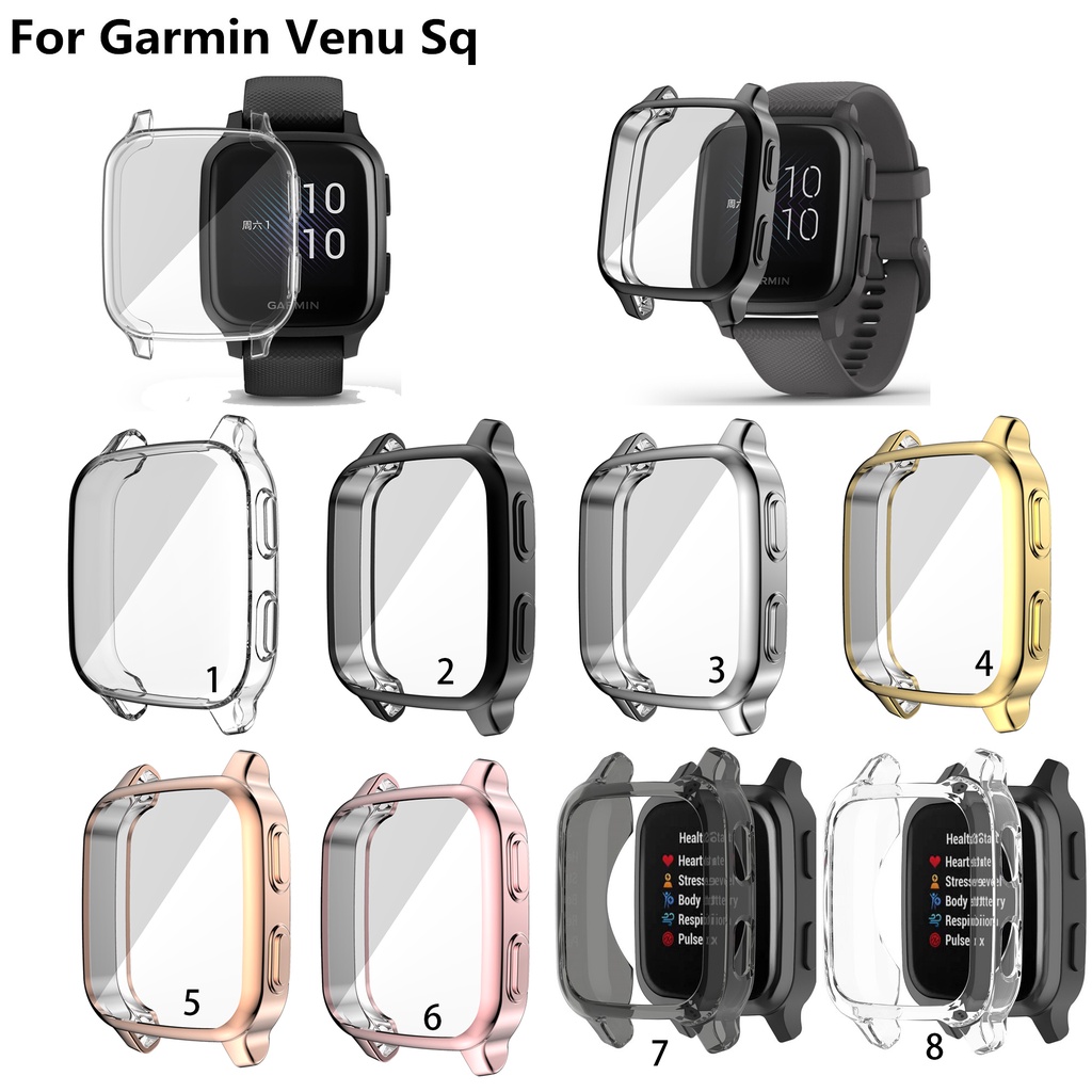 ภาพหน้าปกสินค้าเคสนาฬิกาข้อมือ TPU สําหรับ Garmin Venu Sq 2