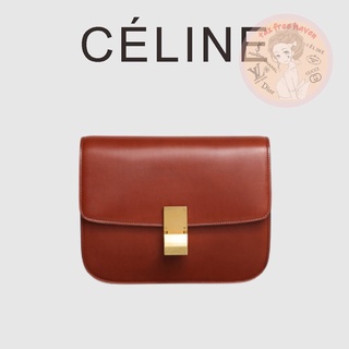 Shopee ราคาต่ำสุด 🔥ของแท้ 100% 🎁Celine Brand New CLASSIC Medium Calf Leather Handbag