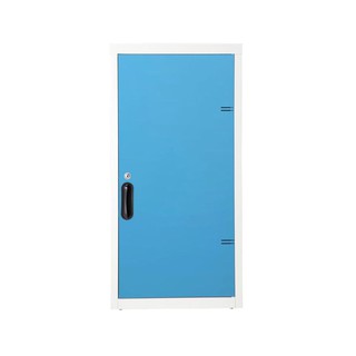 File cabinet CABINET STEEL UDB-1 BO WHITE/BLUE Office furniture Home & Furniture ตู้เอกสาร ตู้เหล็กบานเปิดทึบ KIOSK UDB-