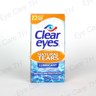 [น้ำตาเทียม] Clear Eyes Natural Tears 15 ml.