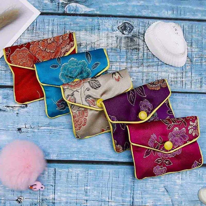 ภาพหน้าปกสินค้า1pcCute HOT Various Colours Zipper Jewelry Gift Pouch