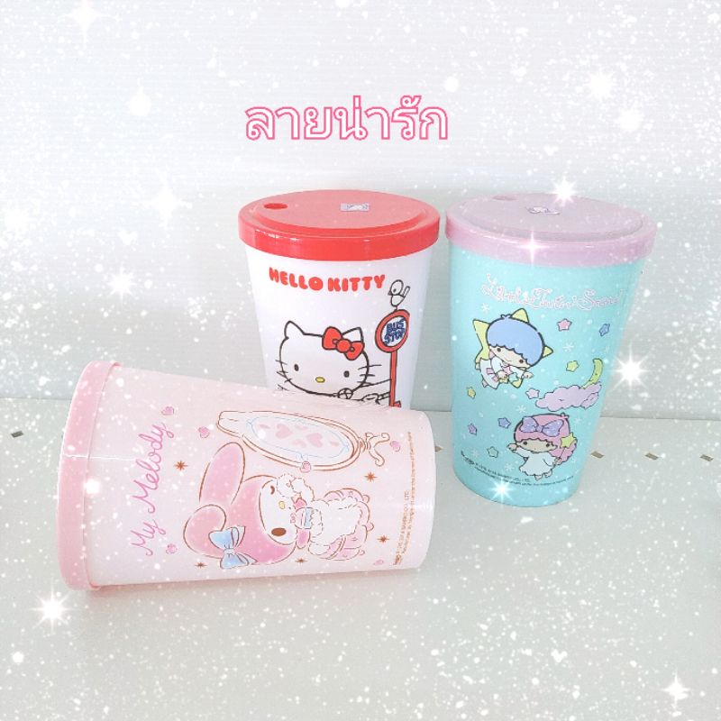 แก้วน้ำ-sanrio-แก้วน้ำน่ารัก-พร้อมส่ง