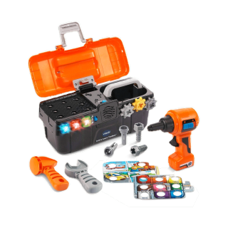 VTech Drill & Learn Toolbox Role-Play Toys Pretend Play Boys Toys Kids 2-5 ปี ของเล่นเด็ก ชุดเครื่องมือช่าง ของเล่นช่าง