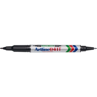 ปากกาเขียนแผ่นใส Artline EK-041T Twin Tip Permanent Marker
