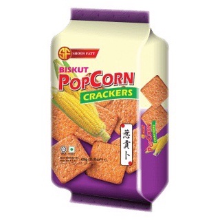 Shoon Fatt Biskut Popcorn Crackers 430g บิสกิต ป๊อปคอร์นแครกเกอร์