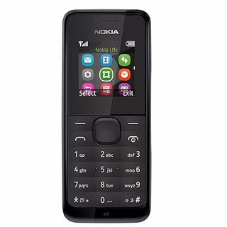 โทรศัพท์มือถือโนเกีย  ปุ่มกด  NOKIA 105 (สีดำ) 3G/4G รุ่นใหม่ 2020