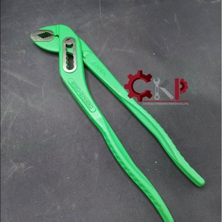 APEX คีมคอม้า เดินร่อง ด้ามเขียวไม่หุ้ม 10 นิ้ว  BOX JOINT PLIER