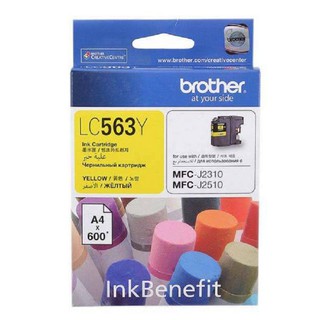 Brother LC563Y หมึกแท้ สีเหลือง จำนวน 1 ชิ้น