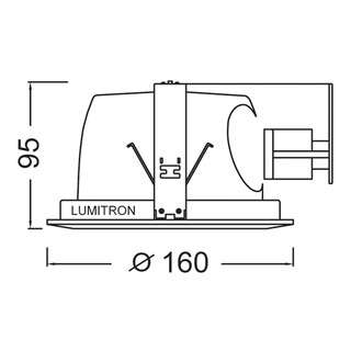 ภาพขนาดย่อของภาพหน้าปกสินค้าLUMITRON โคมไฟดาวน์ไลท์ LMDL-5B ขนาด 16ซม. ขอบขาว ขั้ว E27 พร้อมกระจกฝ้ากันน้ำ กันฝุ่น ราคาโคมเปล่าไม่รวมหลอด จากร้าน lumitronlighting บน Shopee ภาพที่ 1