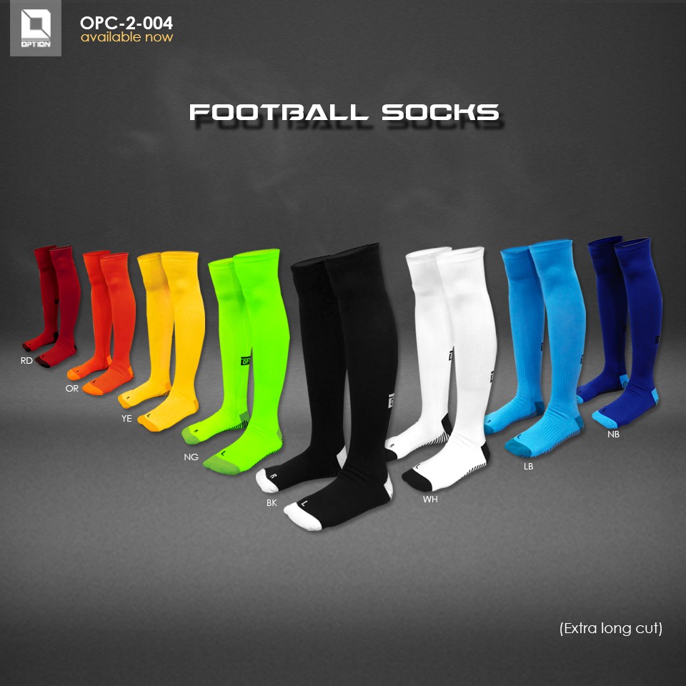 ภาพหน้าปกสินค้าถุงเท้าฟุตบอลกันลื่นแบบยาว (ลายก้างปลา) OPC-2-004 (ขนาดเท้า 39-45)