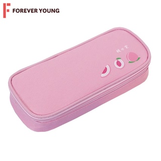 สินค้า TForever Young-กระเป๋าใส่เครื่องเขียน กระเป๋าดินสอ รุ่น LC-3A ผลิตจากโพลีเอสเตอร์เปิดปิดด้วยซิป