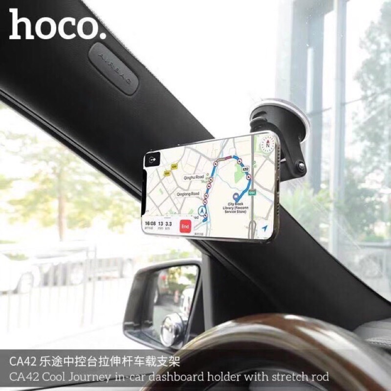 hoco-ca42-magnetic-car-holder-ที่วางโทรศัพท์มือถือในรถยนต์แบบแม่เหล็ก-ตั้งบนคอนโซลหรือกระจก