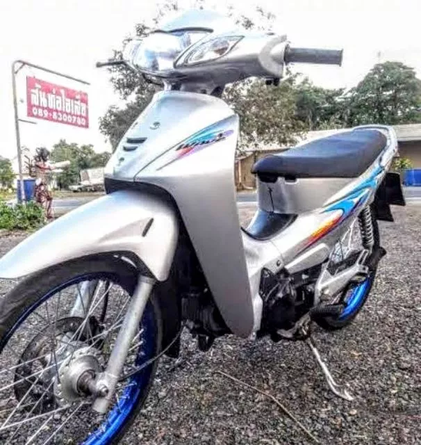 สติ๊กเกอร์แต่งเวฟ125R สีเงิน น้ำเงิน แดง ดำ เขียว รูปที่ 2