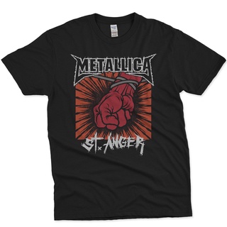 เสื้อยืดสีขาวพร้อมส่ง เสื้อยืด พิมพ์ลาย Metallica St Anger คุณภาพสูง สไตล์สตรีทS-4XL