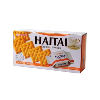 haitai crackers 172g. แครกเกอร์ชีส 172 กรัม. ไฮไท ส้ม