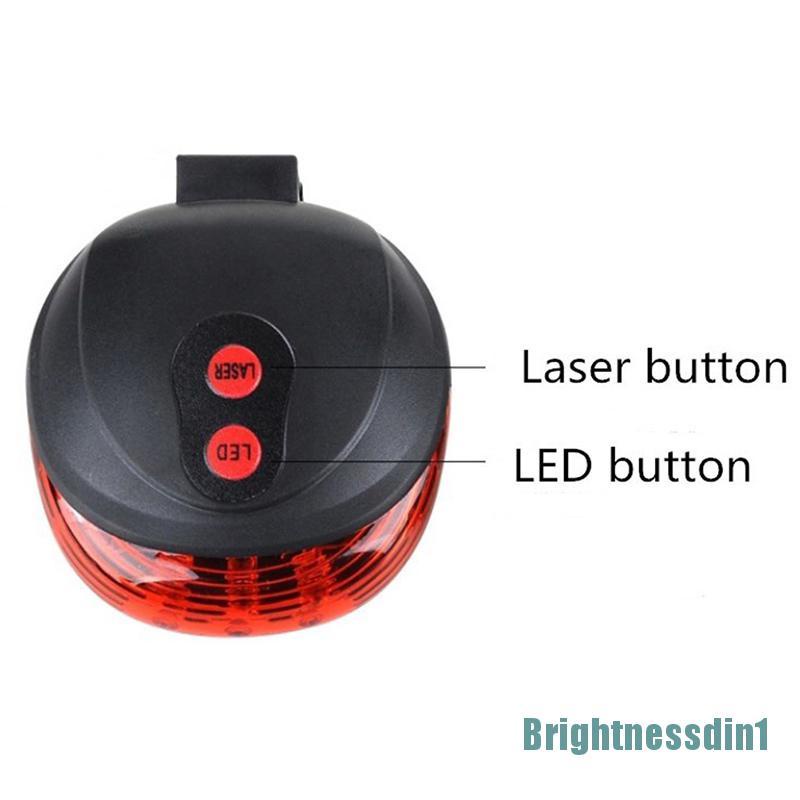 brightnessdin1-เลเซอร์-2-และไฟท้ายจักรยาน-led-5-ดวง