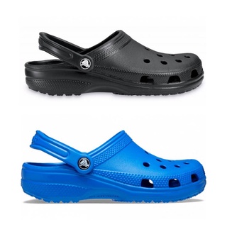 สินค้า Crocs Collection รองเท้าแตะ รองเท้าแบบสวม รองเท้าลำลอง Classic UX CS Clog 10001-001 BK / 10001-4KZ Blue Bolt