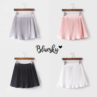 🌨🎀 Pale pleated skirt  ♡♡