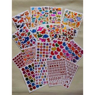 sticker สติกเกอร์ตกแต่ง DIY ลายน่ารักมาก มีลายเพียบ