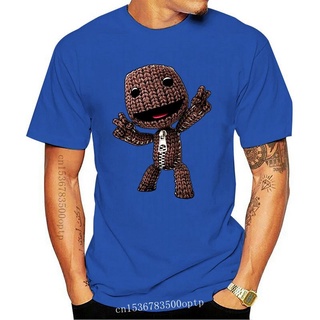 T-shirt  เสื้อยืด พิมพ์ลายเกม Little Big Planet Sackboy สไตล์เรโทรS-5XL