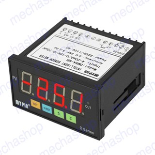 จอแสดงผลค่าสัญญาณไฟฟ้า Digital Sensor Meter Multi-functional Intelligent LED Display 0-10V ,4-20mA ,0-75mV Input