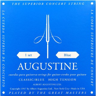 สายกีตาร์คลาสสิค Augustine Nylon Strings Classic / Blue, High Tension