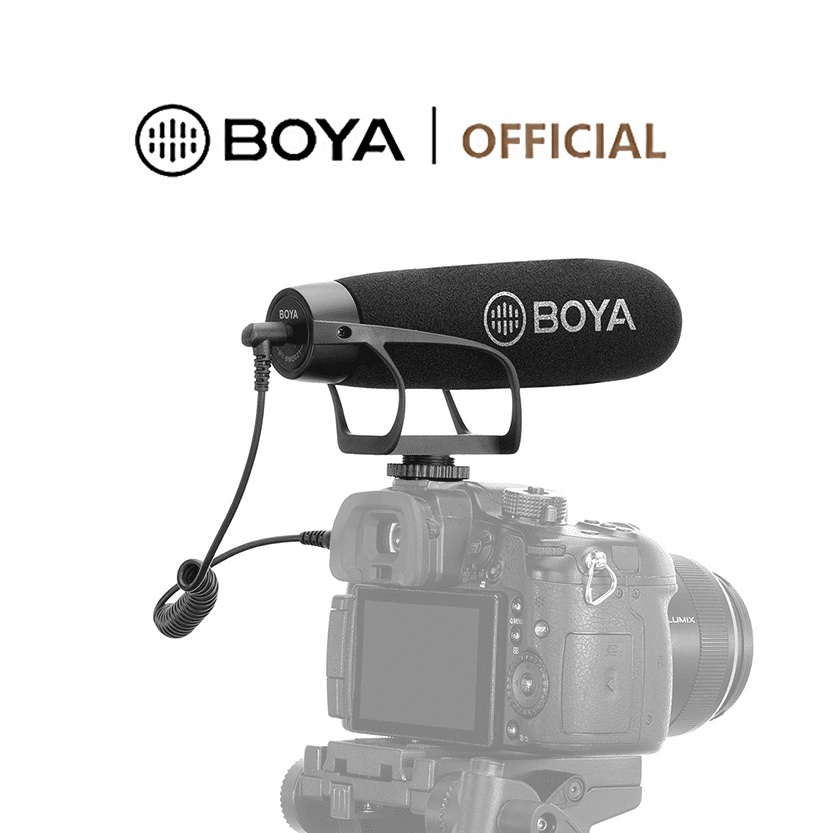 boya-by-bm2021-shotgun-video-microphone-super-cadioid-microphone-ไมโครโฟนคอนเดนเซอร์-สําหรับสมาร์ทโฟน-android-dslr