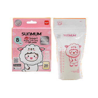 ใส่ TKBYAM5P ลด10% SUNMUM (ซันมัม) ถุงเก็บน้ำนมสุดคุ้ม ขนาด3ออนซ์/8ออนซ์