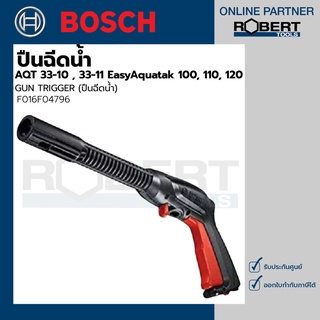 ภาพหน้าปกสินค้าBosch รุ่น GUN TRIGGER ปืนฉีดน้ำ AQT 33-10 , 33-11 EasyAquatak 100, 110, 120 (1ชิ้น) (F016F04796) ที่เกี่ยวข้อง