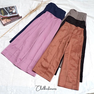 Culottes CUBIT ZIPPER Culottes ZIPPER SCUBA วัสดุทุกขนาด เหมาะกับ L เกาหลี ผู้หญิง ลิสต์ คูลอตต์ ซิป ซิป  เอวสูง