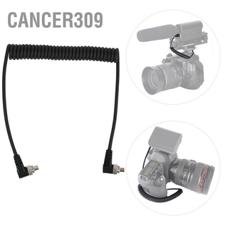 Cancer309 100cm Male to Flash PC Sync Cable with Screw Lock for Canon / Nikon Camera and Light Connection