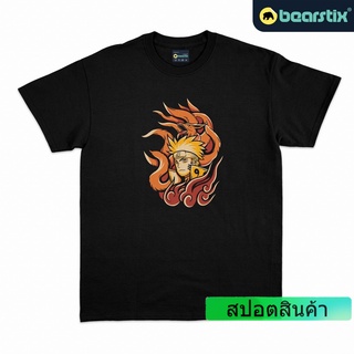 Bearstix - เสื้อยืด ลายการ์ตูนนารูโตะ Uzumaki - Kurama สไตล์สตรีท