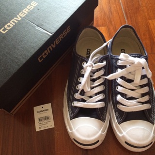 Converse Jack แท้ สีกรมsize 3.5 (35.5-36) มีกล่อง ป้ายราคาจากช็อปไทย