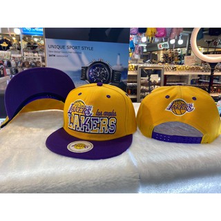 หมวก ฮิปฮอป LAKERS S มี 3 สี ! ปรับขนาดไซร์เองได้ ปรับไซร์ได้ถึง 59-64 cm