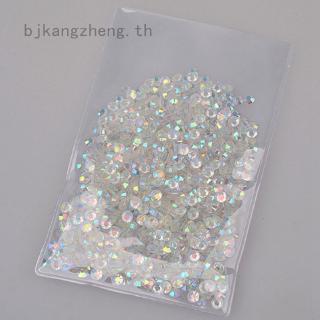 bjkangzheng คริสตัลพลอยเทียม 3D สำหรับติดตกแต่งเล็บ DIY