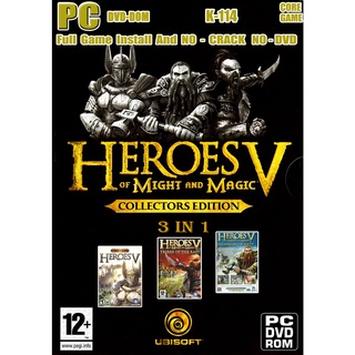 GAME​ PC​ might &amp; magic heroes​ V collection (3in1) แผ่นเกมส์ แฟลชไดร์ฟ เกมส์คอมพิวเตอร์  PC โน๊ตบุ๊ค