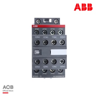 ABB l AF Range NF Contactor - 6 A, 230 V ac Coil, 6NO + 2NC รหัส NF62E-13 l 1SBH137001R1362 เอบีบี ACB Official Store