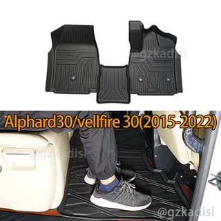 ภาพหน้าปกสินค้าพรมปูพื้นรถยนต์ 3D alphard 30 vellfire 30 (2015-2022) agh30 anh30 AH30 วัสดุ TPE foot mat car floor mar carpet ซึ่งคุณอาจชอบสินค้านี้