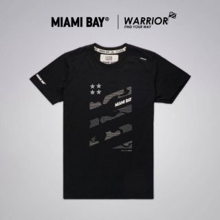 Miami Bay เสื้อยืด รุ่น Warrior สีดำ