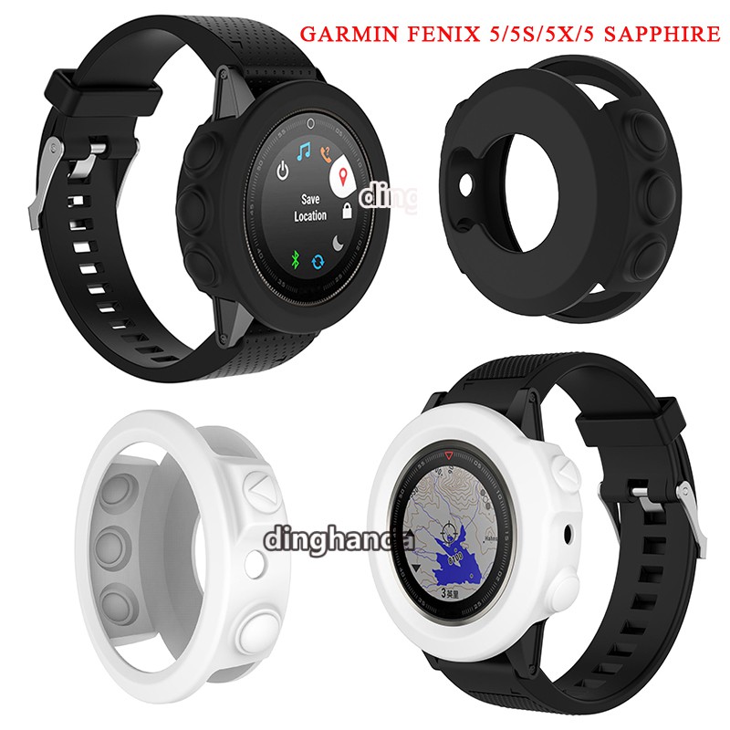 ภาพหน้าปกสินค้าซิลิโคนปกคลุมด้วยแผ่นรองเม้าส์สำหรับ Garmin Fenix 5X 5S 5 5 sapphire Watch