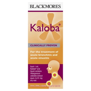 ภาพหน้าปกสินค้า(พร้อมส่ง)Blackmores Kaloba 50ml หลอดลมอักเสบ ที่เกี่ยวข้อง