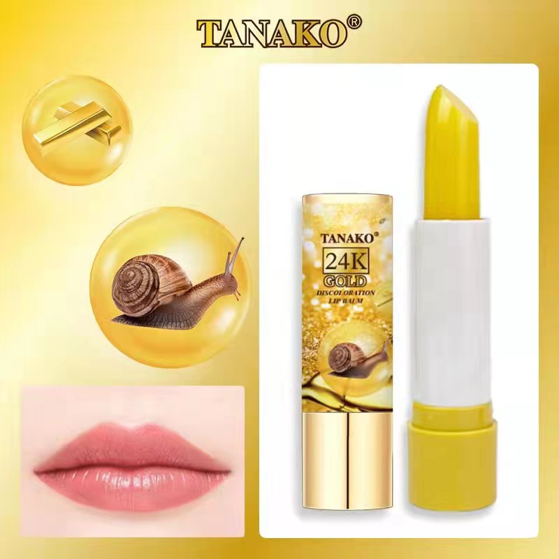 tanako-gold-lip-balm-ลิปมัน-ทานาโกะ-โกลด์-ลิปบาล์ม-ผลิตภัณฑ์ตกแต่งริมฝีปาก-ช่วยเพิ่มความอ่อนโยนและให้ชุ่มชื้นแก่ริมฝีปาก