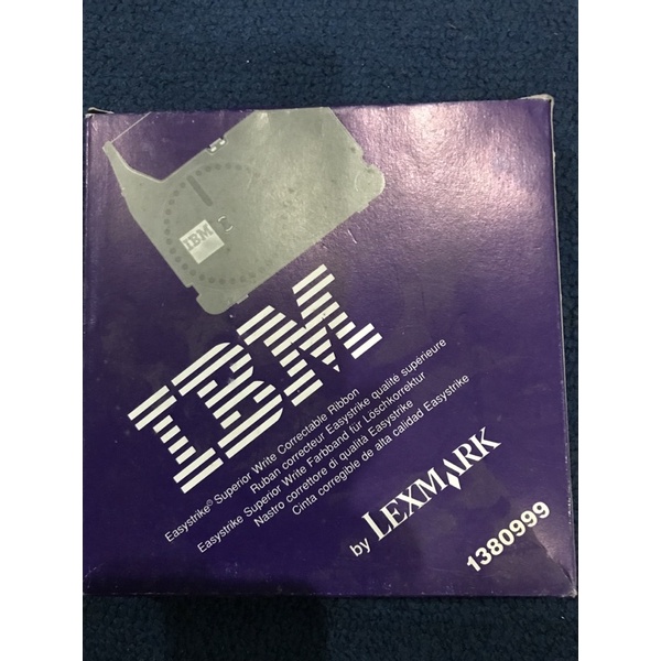 ibm-1380999-correctable-ribbon-by-lexmark-ผ้าหมึก-ibm-ของแท้-easy-strike-superior